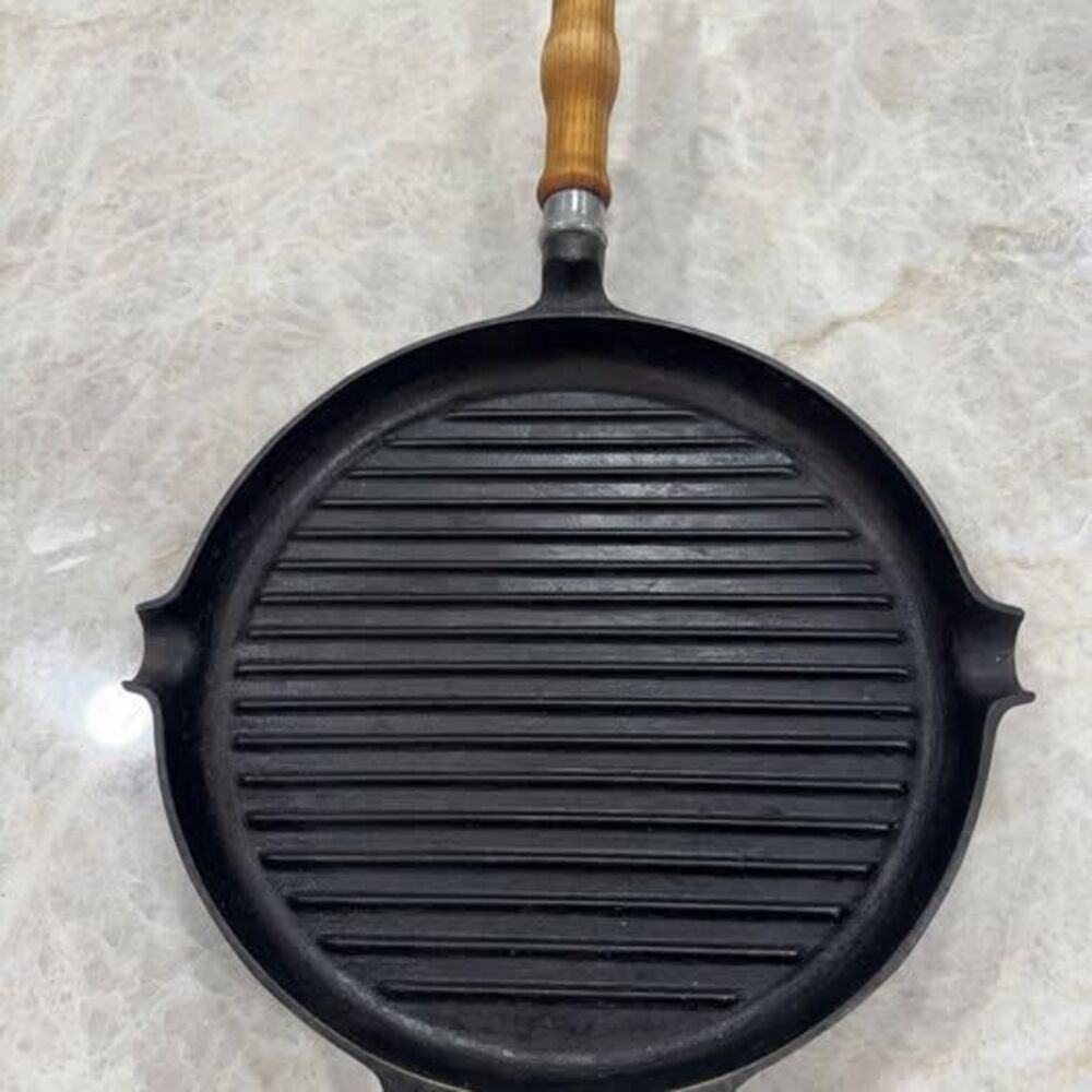 Vintage Ronneby Bruk Maestro Cast Iron Grill Pan